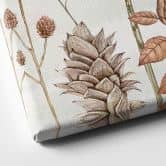 Leinwandbild Sir Edward - Trockenblumen Weiss 