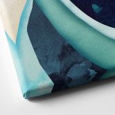 Leinwandbild SpaceFrog Designs - Blau und Gold 