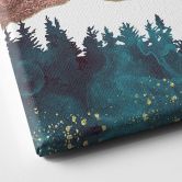 Leinwandbild SpaceFrog Designs - Sonnenaufgang am See 