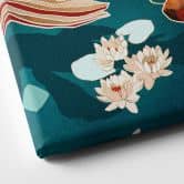Leinwandbild Zwei Kois im Teich - SpaceFrog Designs 