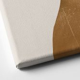 Leinwandbild Zweig in goldener Vase - ThingDesign 