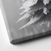 Canvas  Sneklædt juletræ - Treechild 