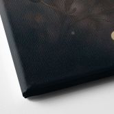Leinwandbild Weiße Blumen mit Goldstaub - Treechild 