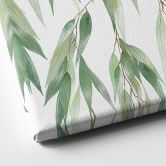 Leinwandbild Zweige mit grünen Blättern - UN Designs 