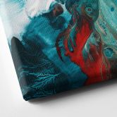 Leinwandbild Westum - Flying into the waves 