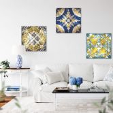 Leinwandbild Oriental Mosaic - Quadratisch 