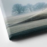 Leinwandbild Frostige Hügellandschaft - Eisenmann - Panorama 