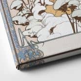 Leinwandbild Mucha - Jahreszeiten: Der Winter 1900 