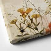 Leinwandbild Wilde Wiesenblumen im Sonnenlicht - Talen - Panorama 