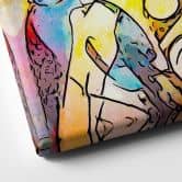 Leinwandbild Zamart - Hommage an Picasso - Chaos - Panorama 