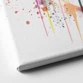 Canvas Heine - Rainbow Zebra 
