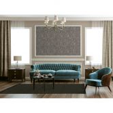 Livingwalls Art Déco Tapete Mata Hari Vliestapete schwarz, grau, beige 