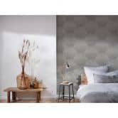 Livingwalls 3D Tapete Titanium 3 Vliestapete geometrisch grau, silber 