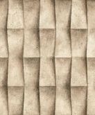 Vliestapete in beige Putzoptik Illusion 3D-Optik Streifen Modern Industrial-Look  