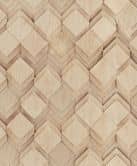 Vliestapete in beige Rauten Illusion 3D-Optik Modern  