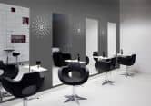 Non-woven wallpaper in high quality textured black plain by Harald Glööckler 