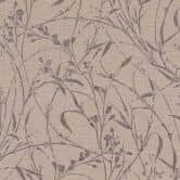Vliesbehang Fee Wild Free bruin beige zwart metallic - grassen wilde bloemen woonkamer hal 
