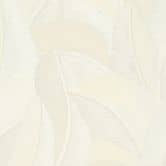 Vliestapete Isabelle Golden Canopy Weiß Creme Grau - Palmenblätter Dschungel metallic Flur 