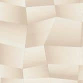 Vliestapete Damian Refined Dimensions 3D Geometrisch Beige Creme - Tapete metallic moderne 