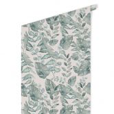 Tapet med mønster planter - jungleblade akvarel creme - Bloomery Decor 