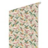Tropische Mustertapete - Flamingo und tropische Blätter - Bloomery Decor 