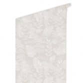 Pflanzen Mustertapete Tropische Blätter Beige - Bloomery Decor 
