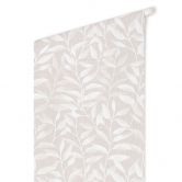 Mustertapete Zarte Aquarell-Blätter - Soft Beige - Bloomery Decor 