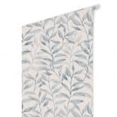 Mustertapete Zarte Aquarell-Blätter - Soft Grau - Bloomery Decor 