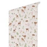 Mustertapete Kleine Rehe zwischen Blumen - Kikki Belle 