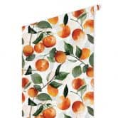 Mustertapete Obst - Fruchtige Mandarinen - UN Designs 