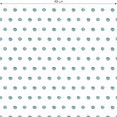 Patroonbehang – Aquarel Dots 02 – turquoise 