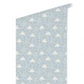 Mustertapete No more rainy days - blau 