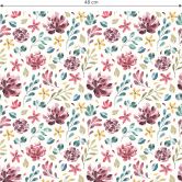 Mustertapete - Aquarell Bunte Blumenwiese 