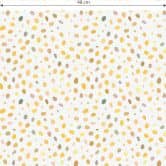 Mustertapete Buntes Konfetti - gelb 
