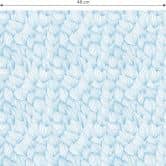 Mustertapete - Grafische Wellen - blau 