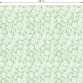 Patroonbehang – Grafische Golven – groen 