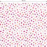 Mustertapete Buntes Konfetti - pink 