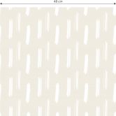 Mustertapete - Pinselstriche beige 