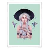 Poster Korenkova - Boho Girl 2 mint 