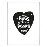 Poster Hugs and kisses 