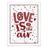 Poster Love is in the air rouge 
