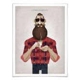 Poster Braun - Lumbersexual 