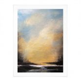 Poster Goldenes Licht am Abendhimmel - Bergius 