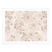 Blumen Poster Dahlien Shabby Chic Beige - Bloomery Decor 
