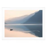 Poster Davidsson - See und Berge in malerischer Harmonie 