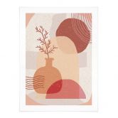 Poster Demir - Boho Illustration einer Pflanze 