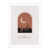 Poster Eid Mubarak bei Nacht 