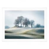 Poster Frostige Hügellandschaft - Eisenmann 