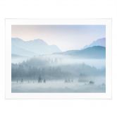 Poster Neblige Waldlandschaft im Herbst - Eisenmann 