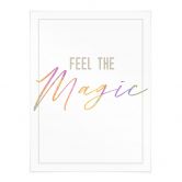 Spruchposter Feel the magic 